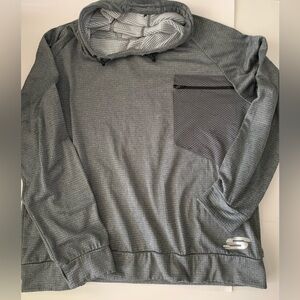 Skechers Sport Hooded Shirt Top Hoodie Mens Size XL